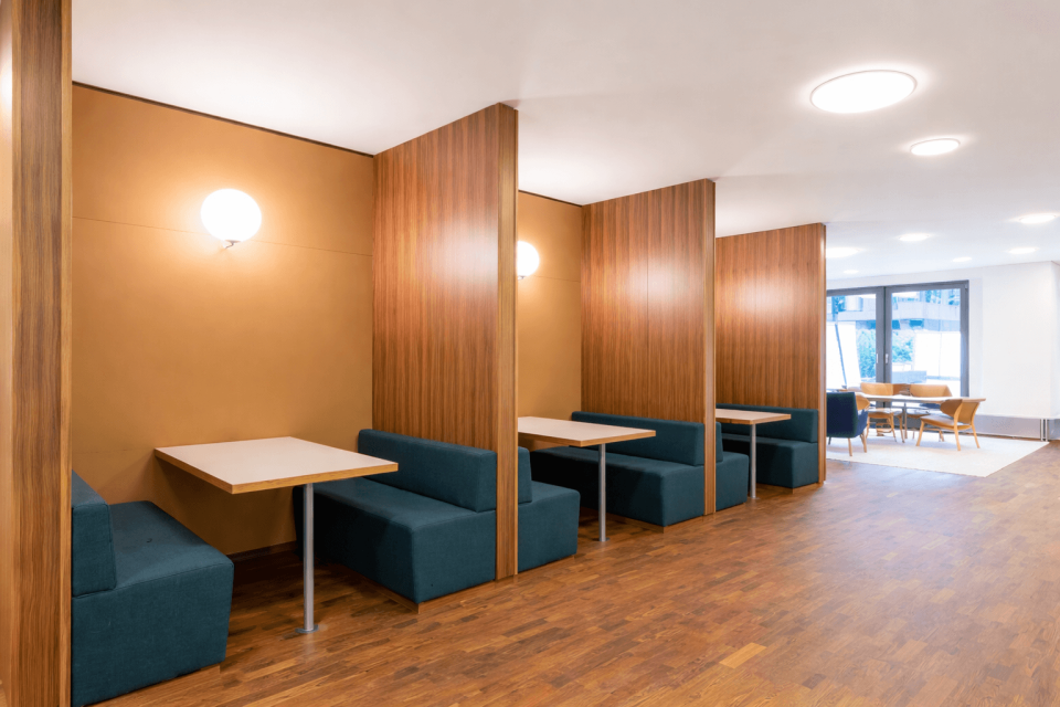 Unser Wartebereich in Düsseldorf